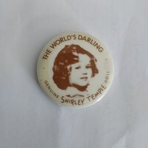 Shirley Temple pin. The world's darling